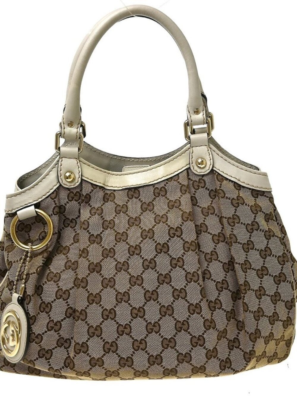 Best07 Gucci Beige Sukey GG Tote Bag 211944 002122 NQ11130
